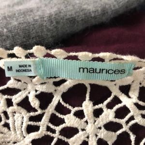 Maurices Sweaters - Maurices Ivory Short Sleeve Cardigan Maurices Sweaters - Maurices Ivory Short Sleeve Cardigan